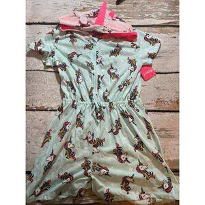 Fab Kids Unicorn Romper NWT